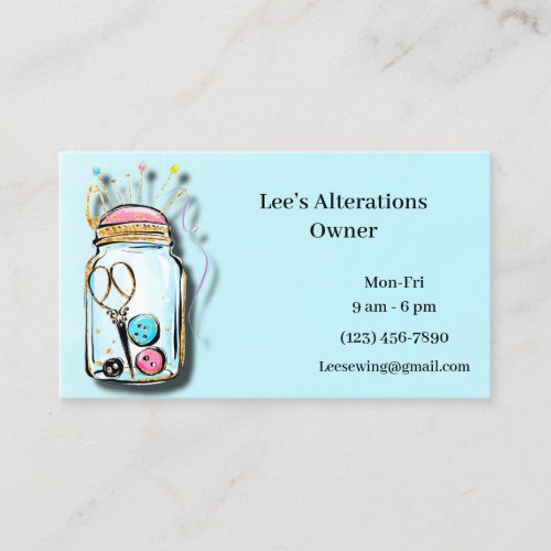Alterations  business card