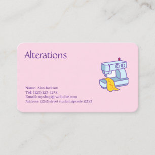 Alterations Business Card
