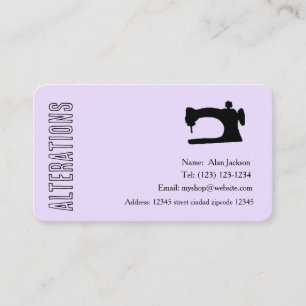ALTERATIONS business cards