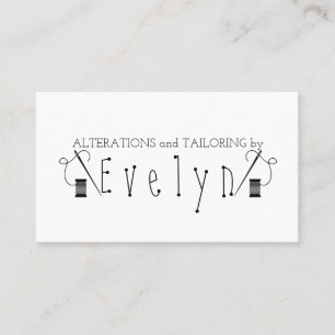 Alterations & Tailoring Business Card