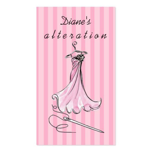 Alterations, Tailoring, Seamstress, Tailor Business Card | Zazzle