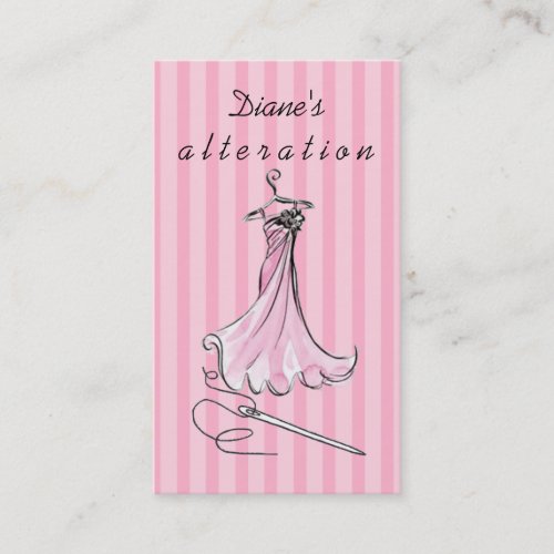 Alterations, Tailoring, Seamstress, Tailor Business Cards