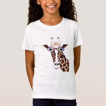 Altered Art Funky Giraffe Shirt by gidget26 at Zazzle