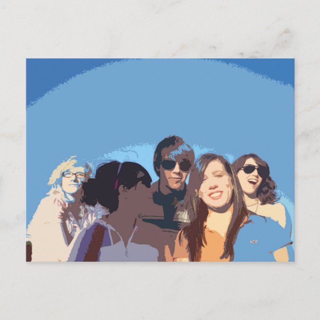 altered group at ballpark postcard (Front)