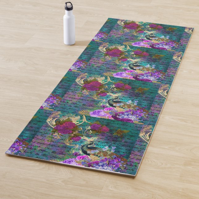 Altered Peacock  Yoga Mat (In Situ)