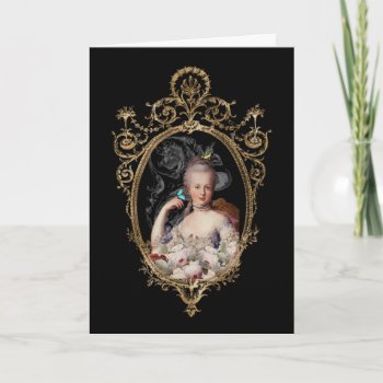 Altered Young Marie Antoinette French Portait  Car Card by WickedlyLovely at Zazzle