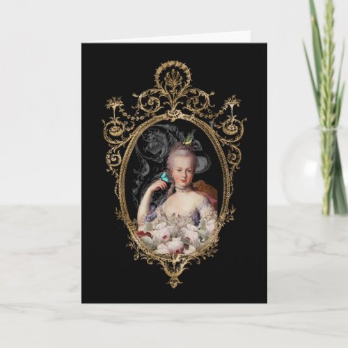 Altered young Marie Antoinette french portait  Car Card