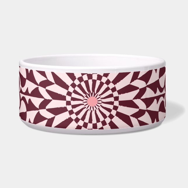 Alternate colour symmetrical pattern  bowl (Front)