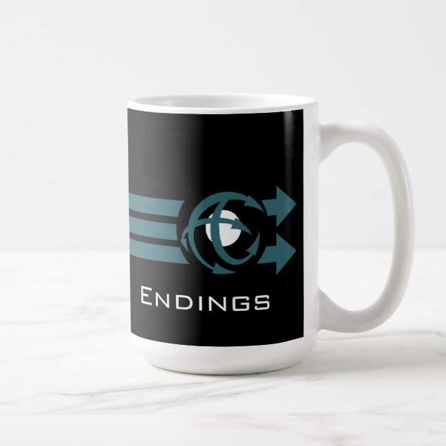 Alternate Endings Logo and Banner Mug (Right)