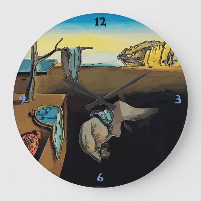 Alternate Time, Famous Art Large Clock (Front)