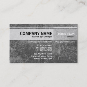 Alternate Tones - Birch Tree - Gray Business Card