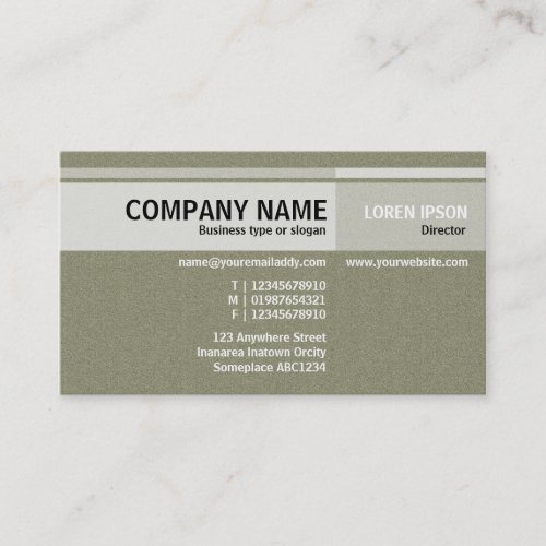 Alternate Tones - Warm Gray Stone Business Cards