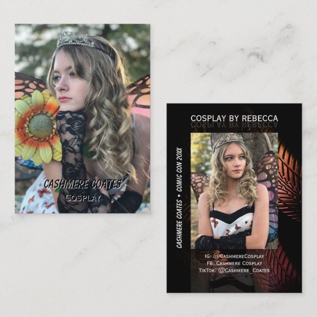 Alternate Universe Coscards Cosplay Trading Cards (Front/Back)