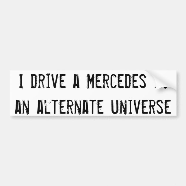 Alternate Universe Fantasies Bumper Sticker (Front)