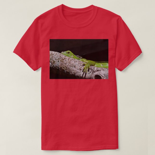 Alternate View of Green Lizard  T-Shirt (Design Front)