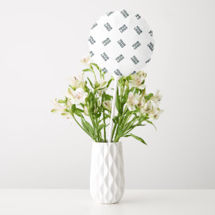 Alternating Business Logo or Image Pattern   White Balloon