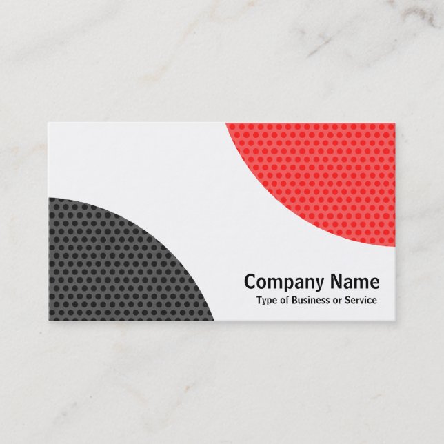 Alternating Curves - Textured Business Card (Front)