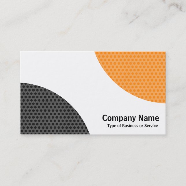 Alternating Curves - Textured Business Card (Front)