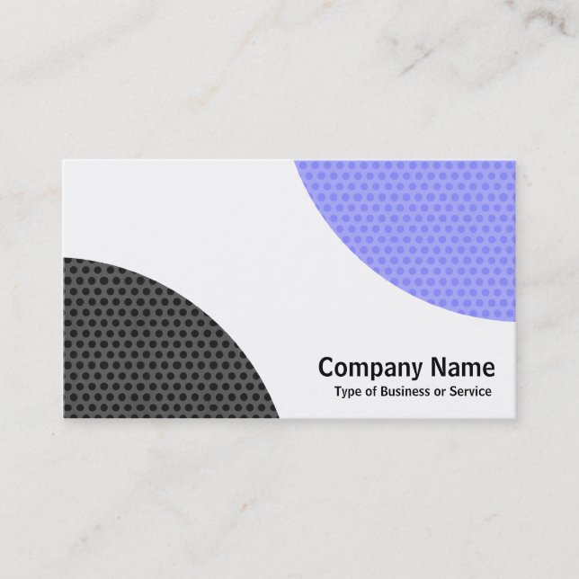Alternating Curves - Textured Business Card (Front)
