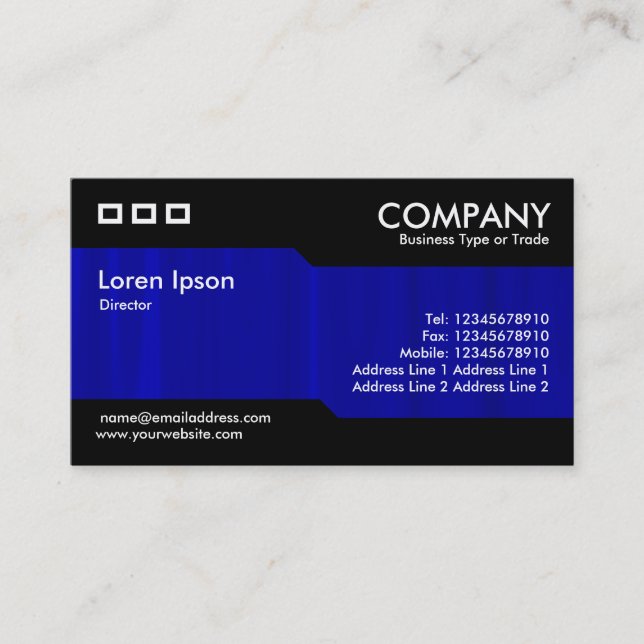 Alternating - Drapery 05 Business Card (Front)