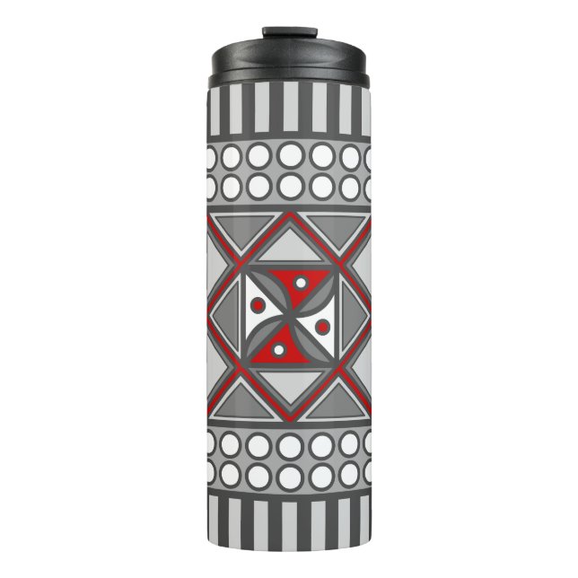 Alternating Geometric Thermal Tumbler (Front)