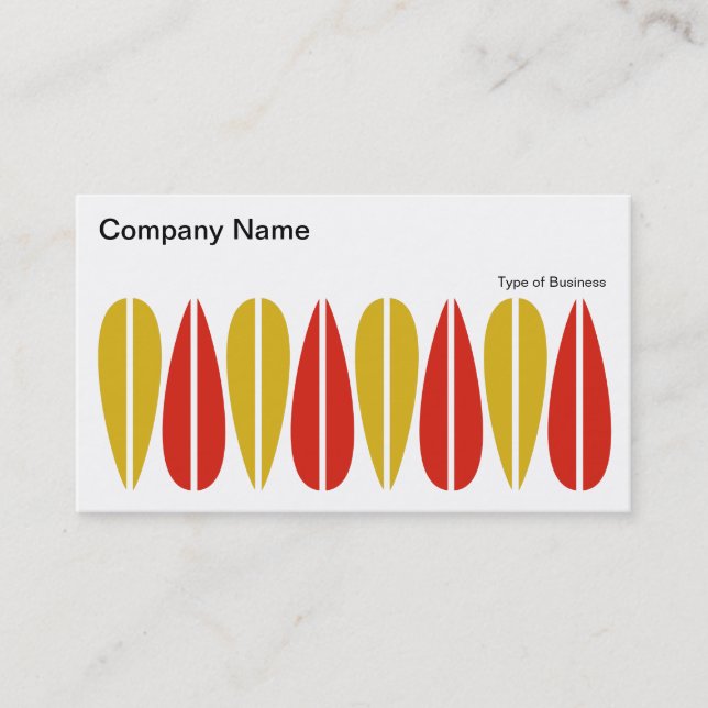 Alternating Leaves 02 Business Card (Front)