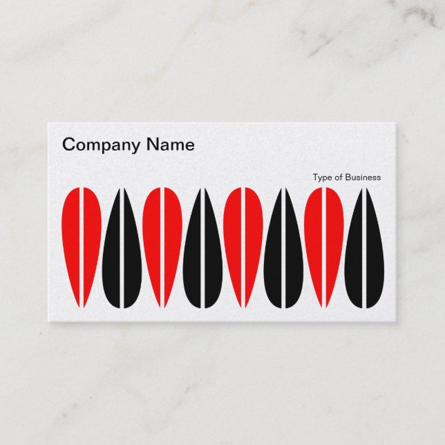 Alternating Leaves 07 Business Card (Front)