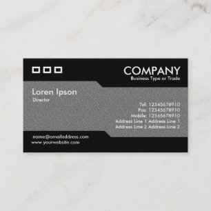 Alternating - Mid-Gray Embossed Texture Business Card
