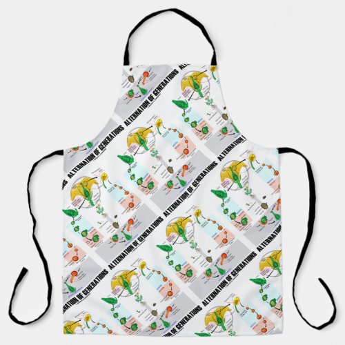 Alternation Of Generations Flower Life Cycle Apron