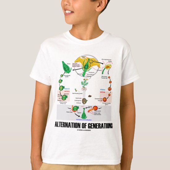 Alternation Of Generations (Flower Life Cycle) T-Shirt
