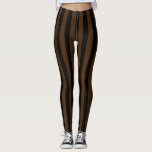 Alternative Black Dark Brown Vertical Striped Leggings<br><div class="desc">This alternative,  black and dark brown pattern has vertical stripes.</div>