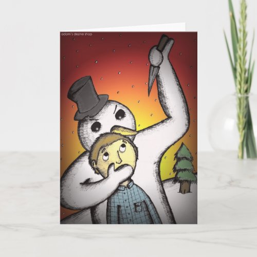 Alternative Christmas Cards _ Killer Snowman