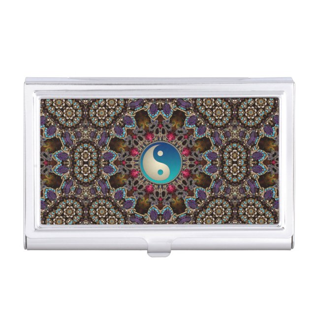 Alternative Eastern YinYang New Age BizCard Case (Front)