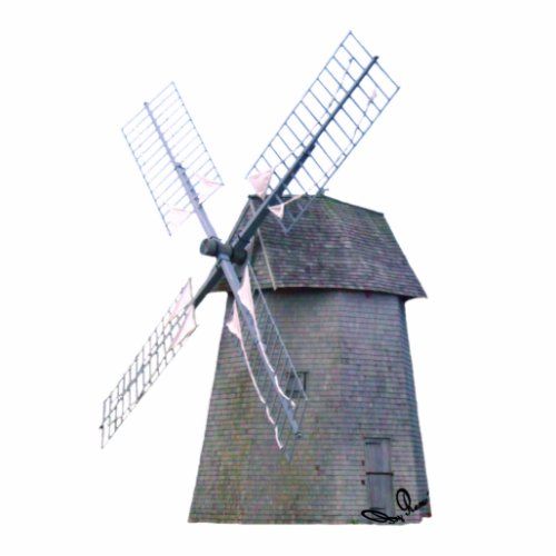 Alternative Energy _ Dutch Windmill Power Statuette