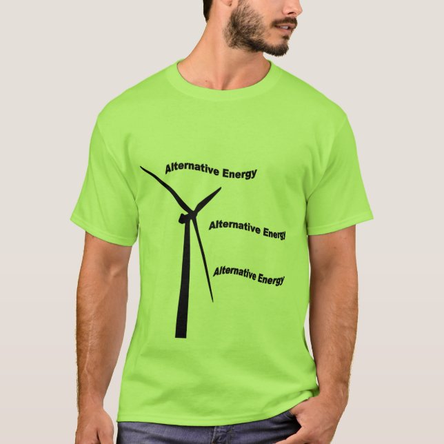 Alternative Energy-go green t-shirt (Front)