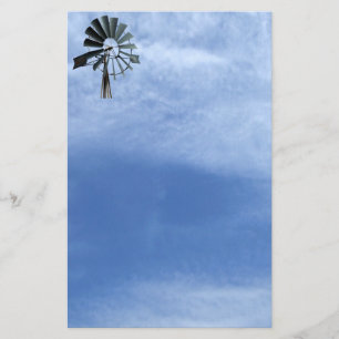 Alternative Energy - Pinwheel Windmill Power Stationery