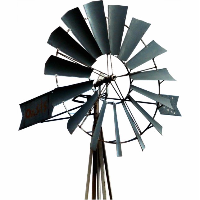 Alternative Energy - Pinwheel Windmill Power Statuette (Front)