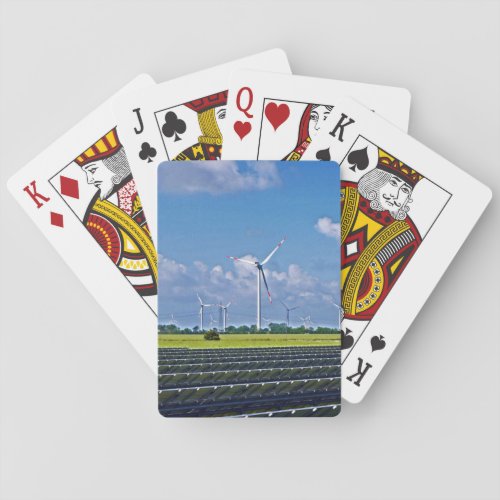 Alternative Energy _ Solar and Wind Playing Cards
