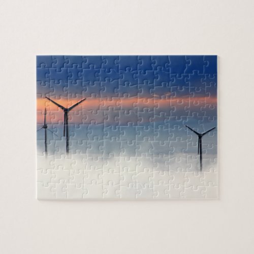 Alternative Energy _ Wind Power in the Clouds Jigsaw Puzzle
