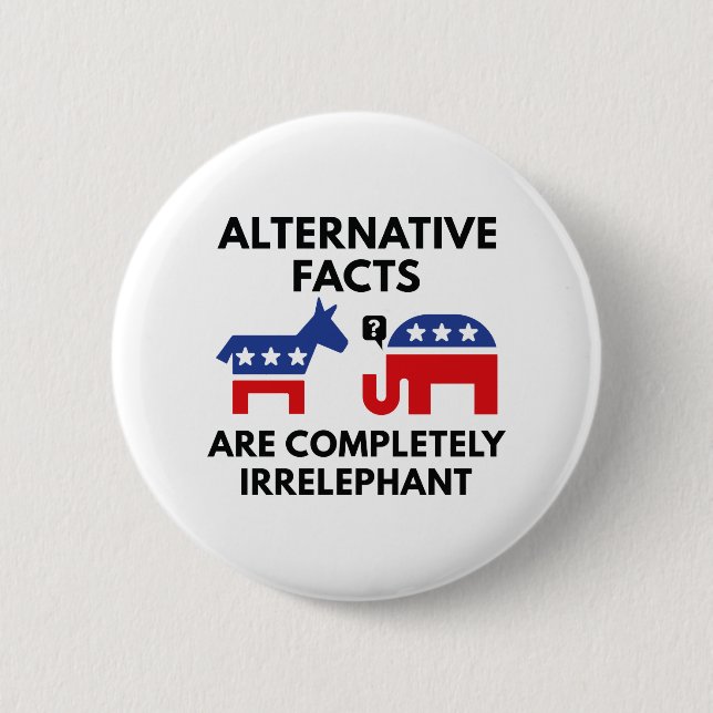 Alternative Facts Button (Front)