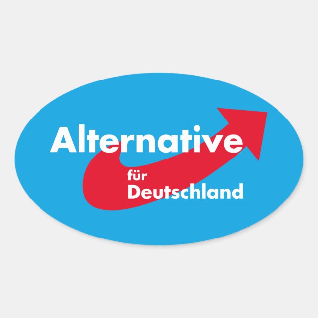 Alternative for Germany Oval Sticker (Front)