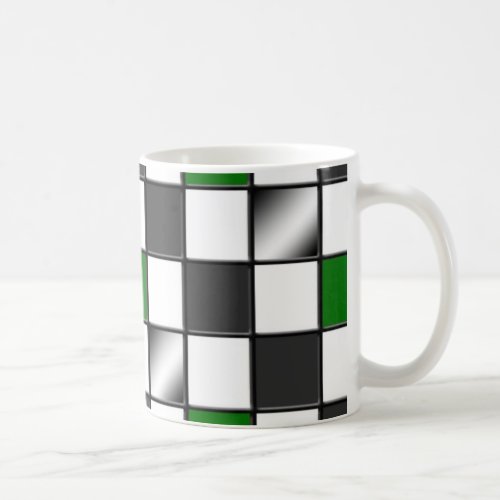 Alternative Green Checkered mug