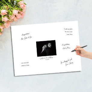 Alternative Guest Book Modern Script  Foam Board
