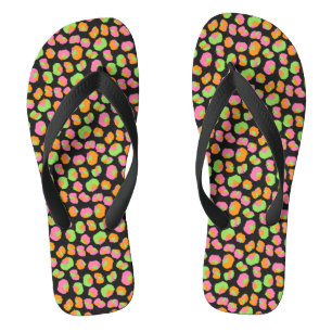 Alternative Leopard Print Flip Flops