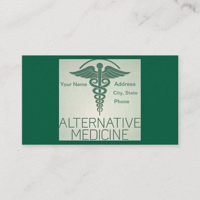 Alternative Medicine Business Card (Front)