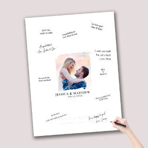 Alternative Photo Wedding Guest Book Foam Board