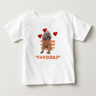alternative spelling of LOVE is CAVOODLE Baby T-Shirt