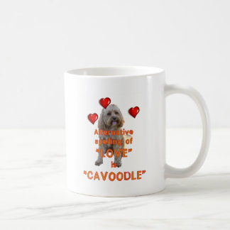 alternative spelling of LOVE is CAVOODLE Coffee Mug