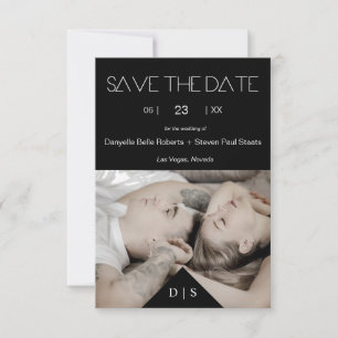 Alternative Tattooed Couple 3 Photos Engagement Save The Date