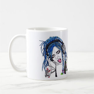 Alternative Tattooed Dreadlock Girl Mug